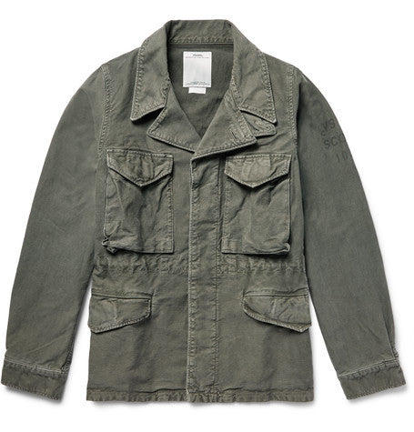 achse cotton canvas field jacket