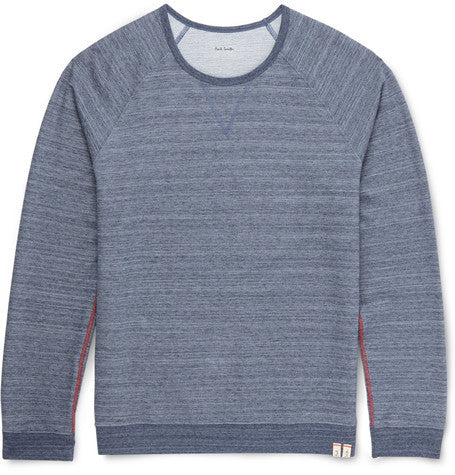 marled cotton jersey sweater