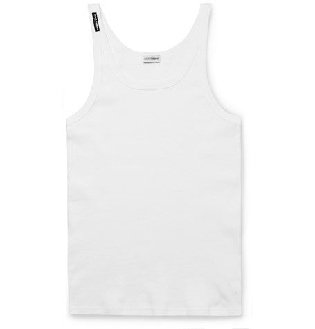 marcello ribbed cotton jersey tank top