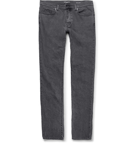 slim fit 17cm hem stretch denim jeans