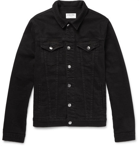 l homme stretch denim jacket