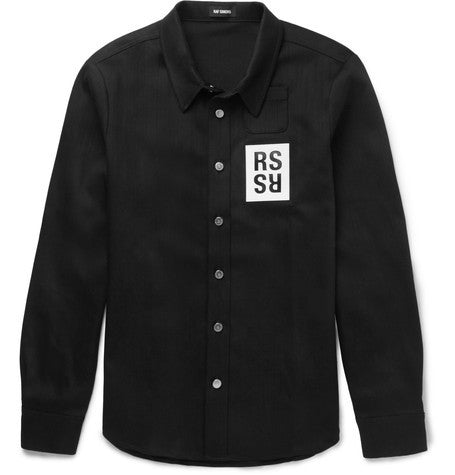 washed denim overshirt