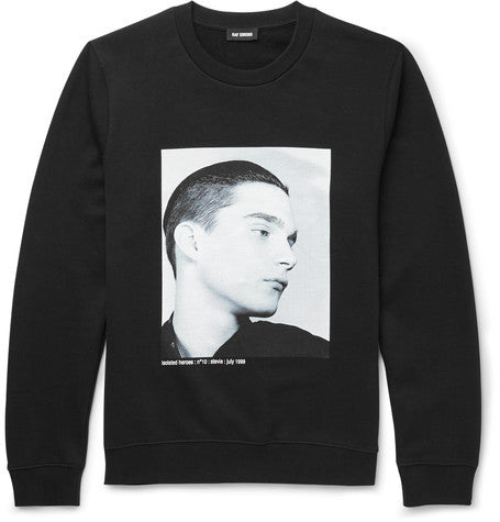 isolated heroes oversized printed cotton sweatshirt