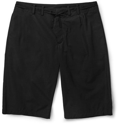 cotton poplin shorts