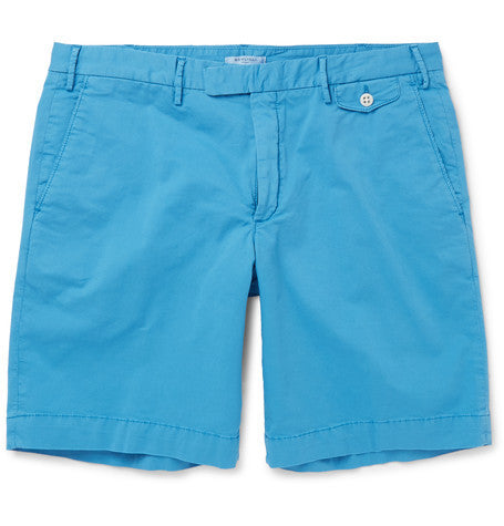 stretch cotton bermuda shorts