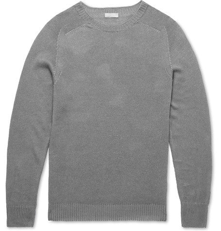 linen and cotton blend sweater