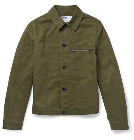 mhl cotton and linen blend jacket