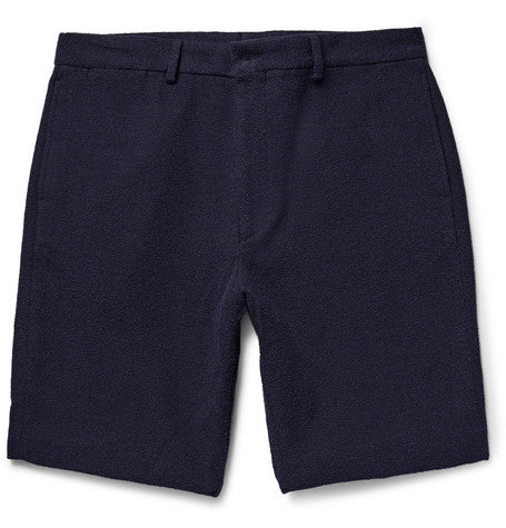 paddock slim fit cotton blend terry shorts