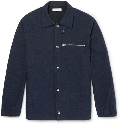 becketts cotton blend terry jacket