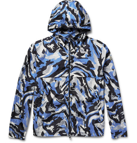 fayence camouflage print shell jacket