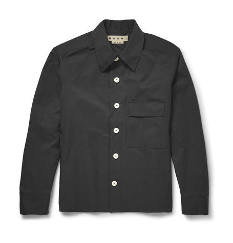 cotton blend tech canvas jacket