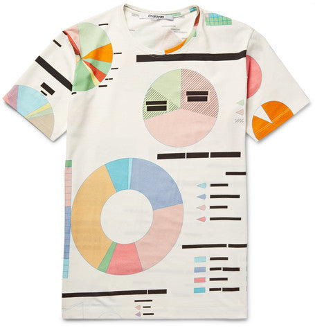 slim fit statistics printed stretch cotton jersey t shirt