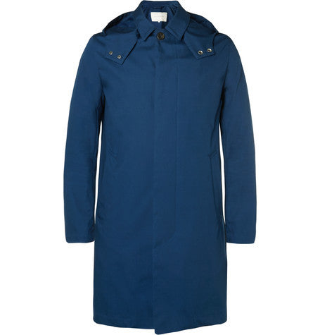dunoon cotton hooded raincoat