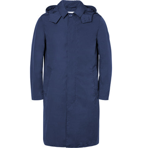 shell hooded raincoat
