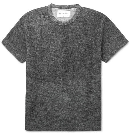 perfect slim fit cotton terry t shirt
