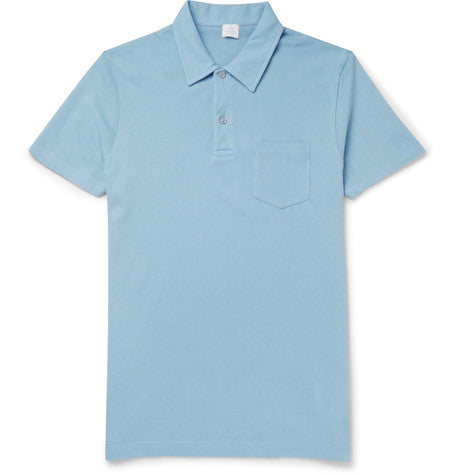 riviera slim fit cotton pique polo shirt