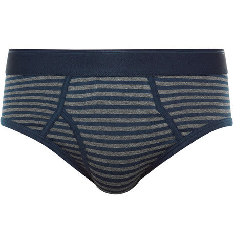 striped cotton briefs