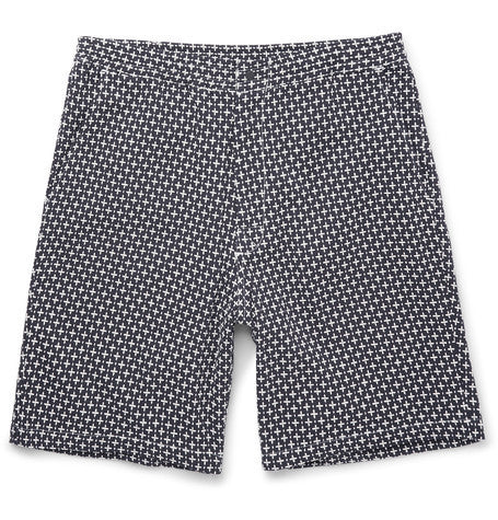 sashiko cotton shorts