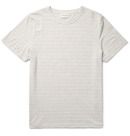 striped knitted cotton t shirt