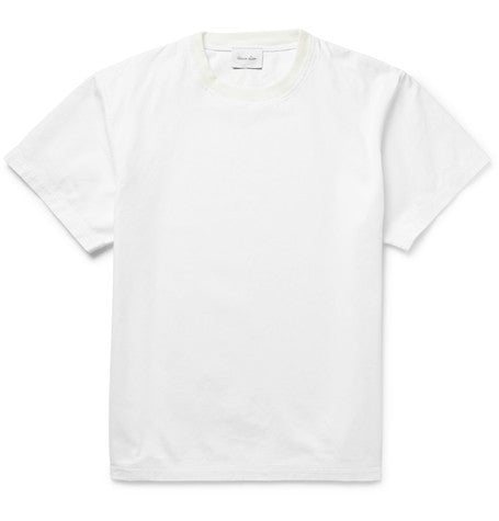washed cotton twill t shirt