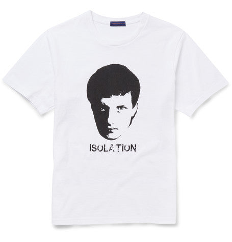 ian curtis printed cotton jersey t shirt