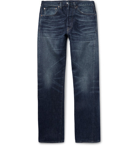 1947 501 washed selvedge denim jeans