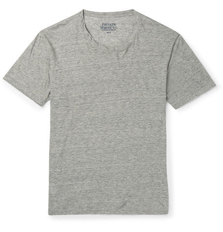 slim fit m eacute lange cotton jersey t shirt