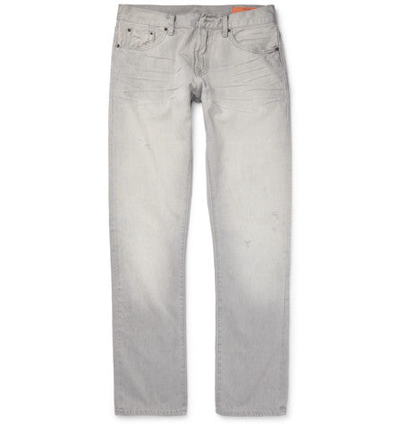 mick slim fit washed denim jeans