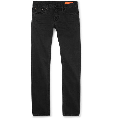 jim slim fit selvedge denim jeans