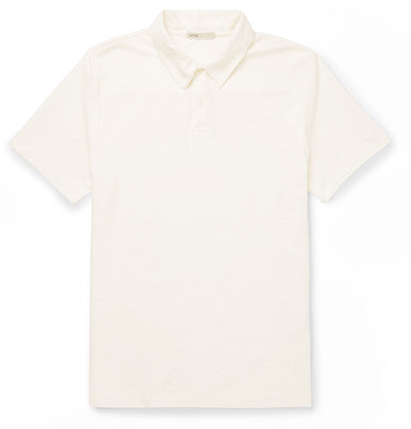 alec slim fit stretch cotton blend terry polo shirt