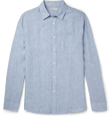 abe striped linen shirt