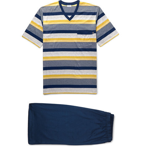 slim fit cotton pyjama set