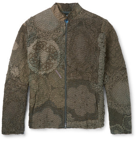 crocheted cotton jacket