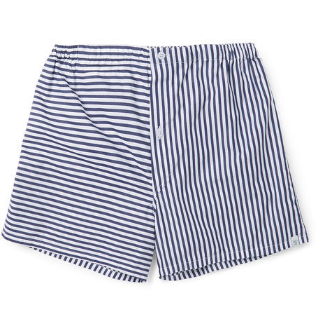 jasper striped cotton boxer shorts