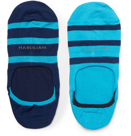 mismatched pima cotton blend no show socks