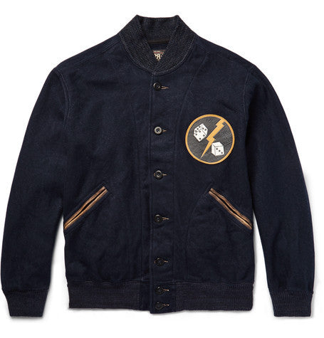 walters wool blend varsity jacket