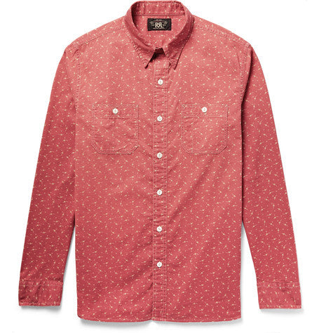 reliance printed washed cotton shirt