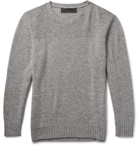 speckle sea slub cashmere sweater