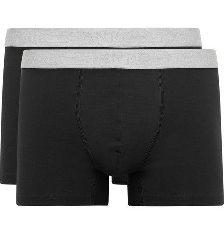 two pack stretch cotton boxer briefs