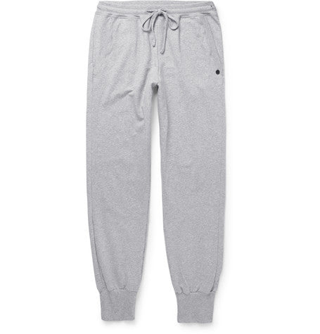 luis slim fit fleece back stretch cotton jersey sweatpants
