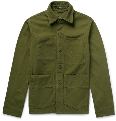 cotton canvas chore jacket