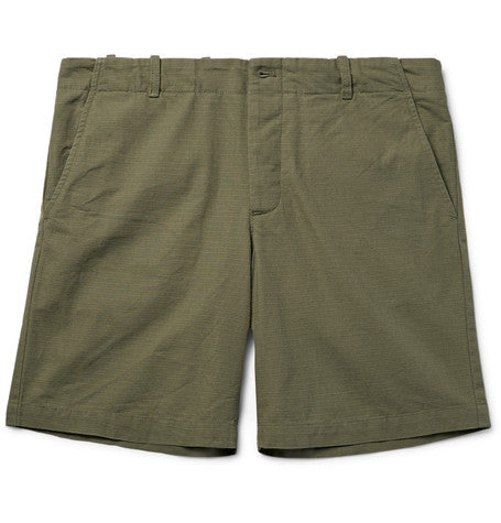 organic cotton ripstop shorts