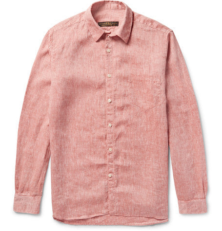 slub linen shirt
