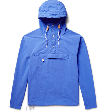 shell hooded anorak