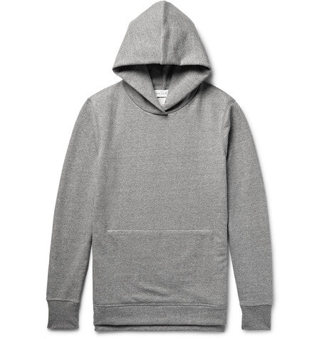 villain loopback cotton blend jersey hoodie