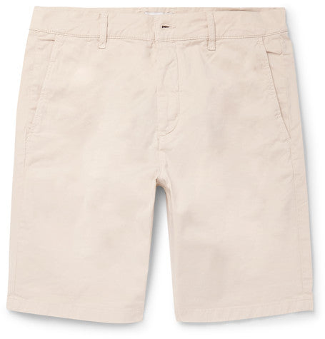 crown stretch cotton twill shorts