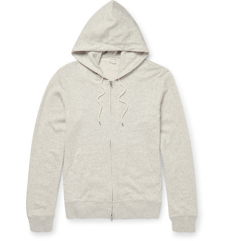 loopback cotton jersey hoodie