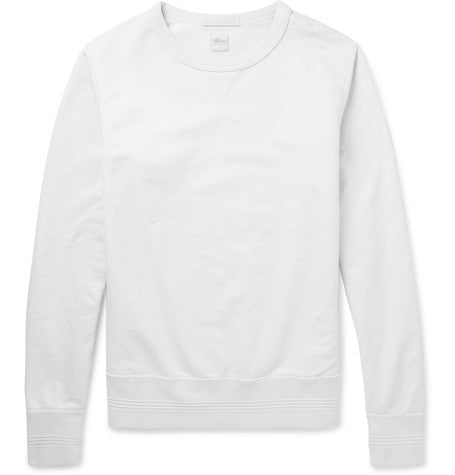 loopback cotton jersey sweater