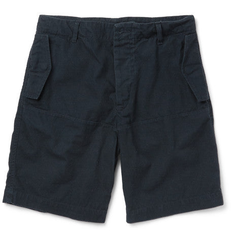 deckin washed cotton canvas shorts