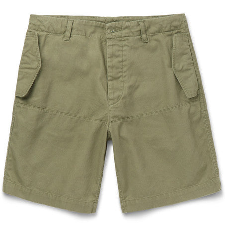 cotton canvas shorts